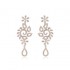 Beautifully Crafted Diamond Pendant Set with Matching Earrings in 18k gold with Certified Diamonds - PD1316P